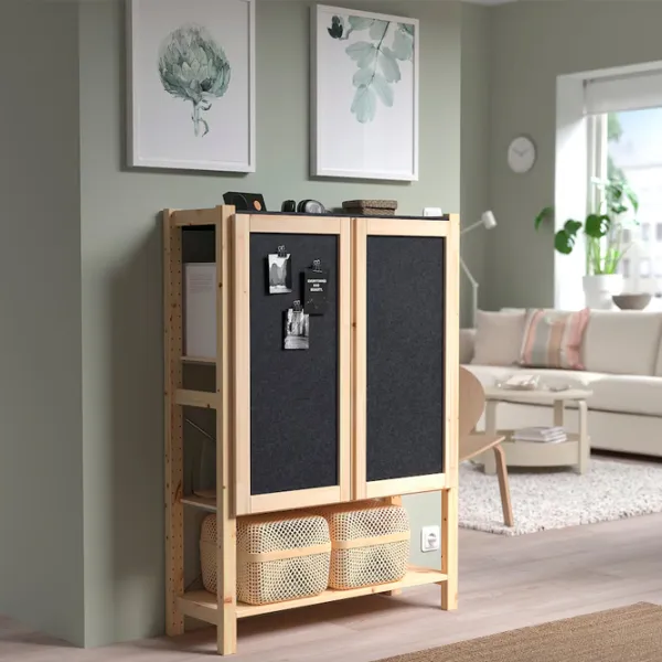 Стеллаж Ikea Ivar 124 x 89 x 30см cm / Массивная сосна / Сосна photo 2