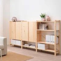 Etajeră Ikea Ivar 124 x 259 x 30 cm / Pin Masiv / Pine photo 2