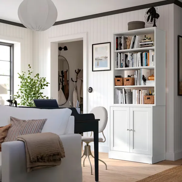 Стеллаж Ikea Havsta 212 x 81 x 47см cm / Массивная сосна / White photo 2 Стеллаж Ikea Havsta 212 x 81 x 47см cm / Массивная сосна / White photo 2