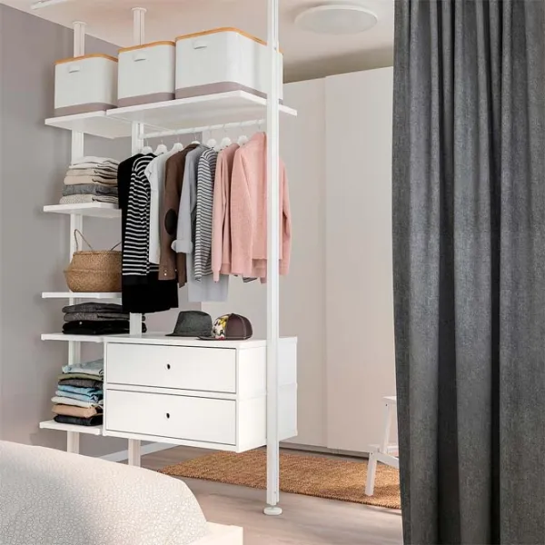 Стеллаж Ikea Elvarli Белый / МДФ photo 3