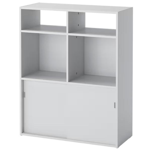 Стеллаж Ikea Spiksmed  96 x 77 x 32см cm / ЛДСП / Серый photo 1