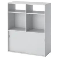 Стеллаж Ikea Spiksmed  96 x 77 x 32см cm / ЛДСП / Серый
