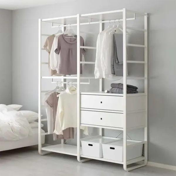 Etajeră Ikea Elvarli White / MDF photo 5