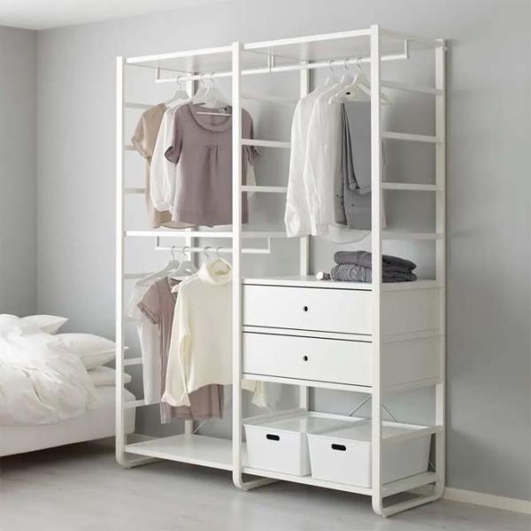 Etajeră Ikea Elvarli White / MDF photo 5