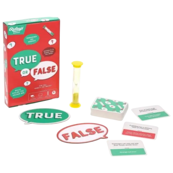 Joc de masă Ridley's Games True or False 8+/ Pentru petreceri photo 3