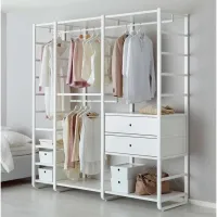 Etajeră Ikea Elvarli White / MDF photo 2