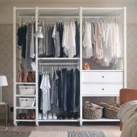 Etajeră Ikea Elvarli White / MDF photo 4