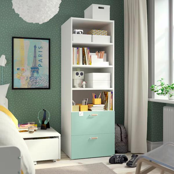 Стеллаж Ikea Smastad/Platsa 181 x 60 x 57см cm / ЛДСП / Мята photo 5