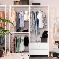 Etajeră Ikea Elvarli White / MDF photo 2