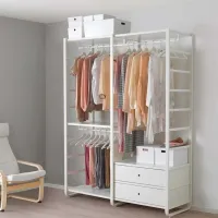 Etajeră Ikea Elvarli White / MDF photo 5