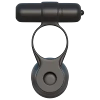 Vibrator Fantasy C-Ringz Posable Partner Double Penetrator Black photo 5