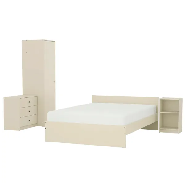 Кровать Ikea Gursken 4 140 x 200 см / ЛДСП / Бежевый photo 1