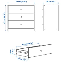 Кровать Ikea Gursken 4 140 x 200 см / ЛДСП / Бежевый photo 11