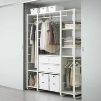 Etajeră Ikea Elvarli White / MDF photo 2