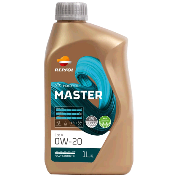 Моторное масло Repsol Master ECO V 0W-20 1л синтетическое photo 1 Моторное масло Repsol Master ECO V 0W-20 1л синтетическое photo 1
