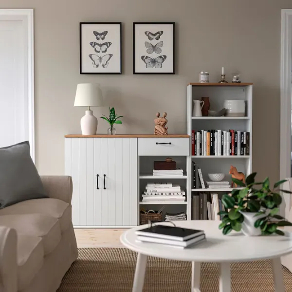 Etajeră Ikea Skruvby 140 x 180 x 37 cm / PAL / White photo 5