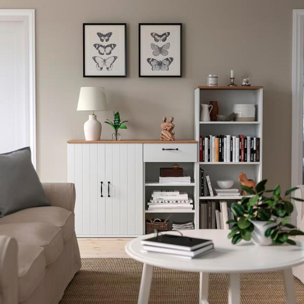 Etajeră Ikea Skruvby 140 x 180 x 37 cm / PAL / White photo 5