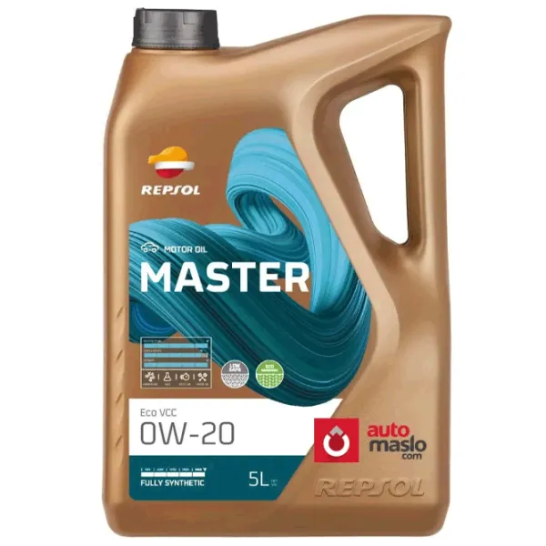 Моторное масло Repsol Master Eco VCC 0W-20 5л синтетическое photo 1 Моторное масло Repsol Master Eco VCC 0W-20 5л синтетическое photo 1