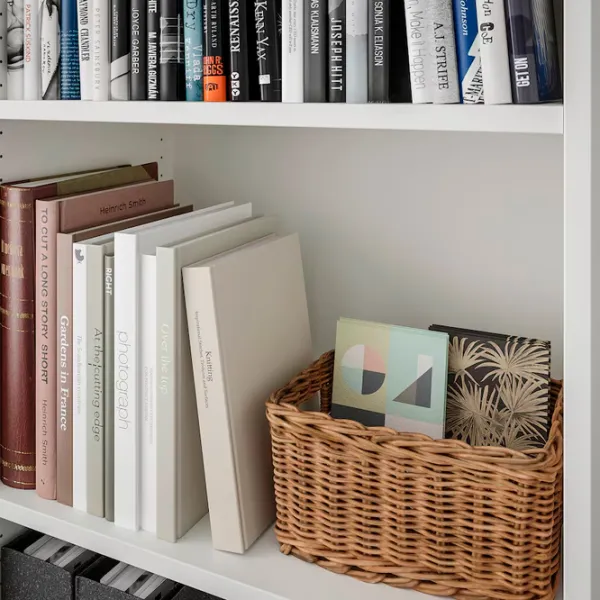 Стеллаж Ikea Skruvby 140 x 60 x 37см cm / ЛДСП / White photo 4