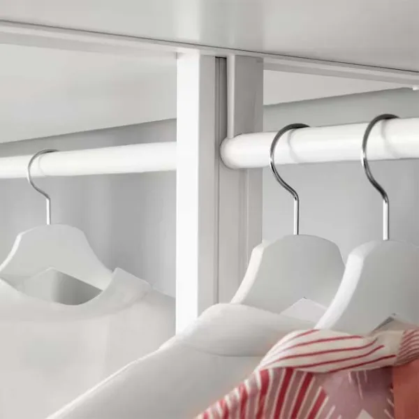 Стеллаж Ikea Elvarli Белый-Бамбук / МДФ photo 7