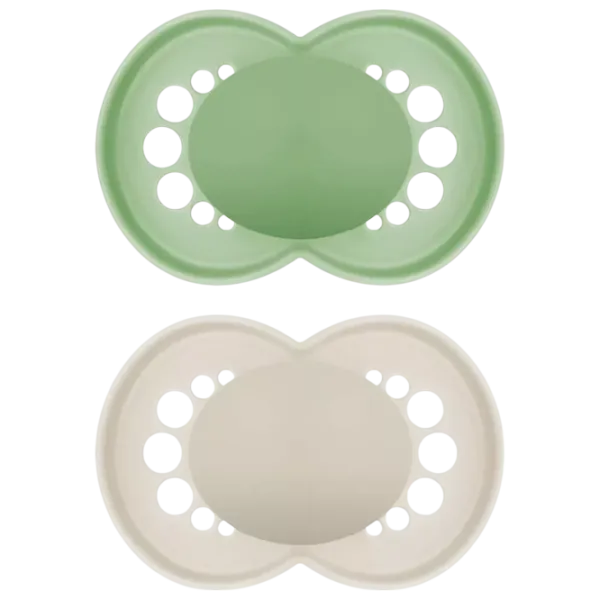 Suzetă cu tetina ortodontică MAM Mat Original Unisex / 16 luni - 36 luni / Silicon / Green photo 1 Suzetă cu tetina ortodontică MAM Mat Original Unisex / 16 luni - 36 luni / Silicon / Green photo 1