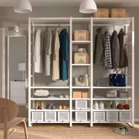 Etajeră Ikea Elvarli White / MDF photo 2