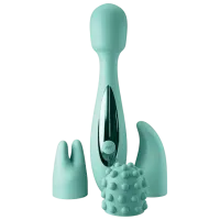 Вибростимулятор JimmyJane Canna 3in1 Аквамариновый