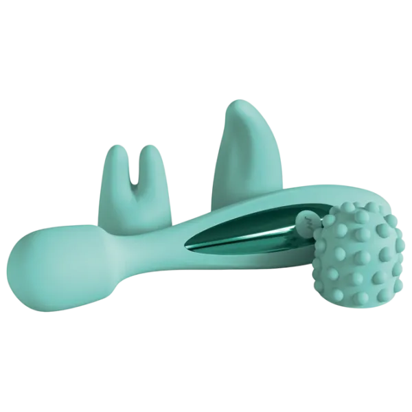 Vibrostimulator JimmyJane Canna 3in1 Turquoise photo 3