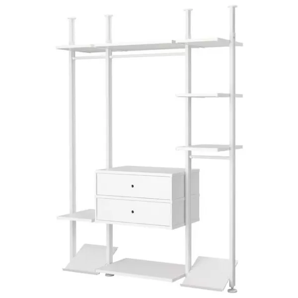 Etajeră Ikea Elvarli White / MDF photo 1