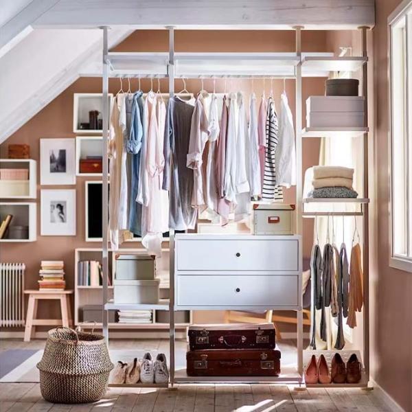 Etajeră Ikea Elvarli White / MDF photo 3