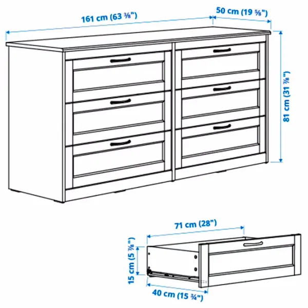 Pat Ikea Songesand 4 160 x 200 cm / Furnir / White photo 9