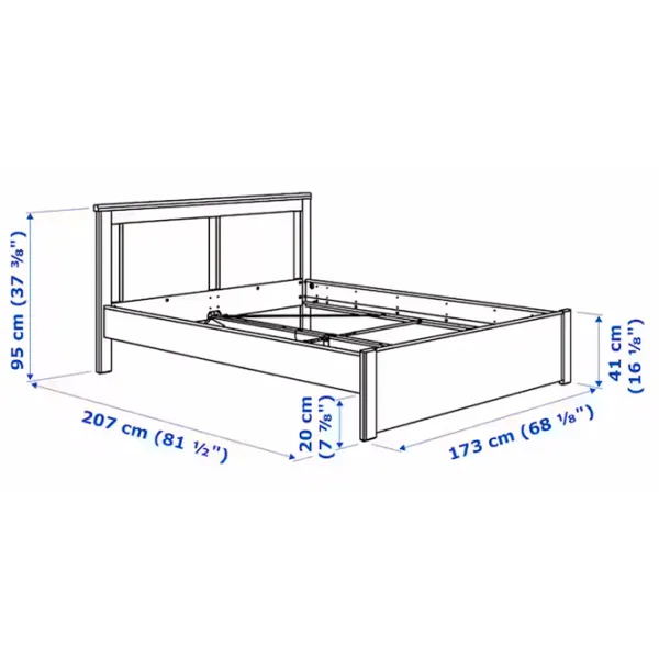 Pat Ikea Songesand 4 160 x 200 cm / Furnir / White photo 10
