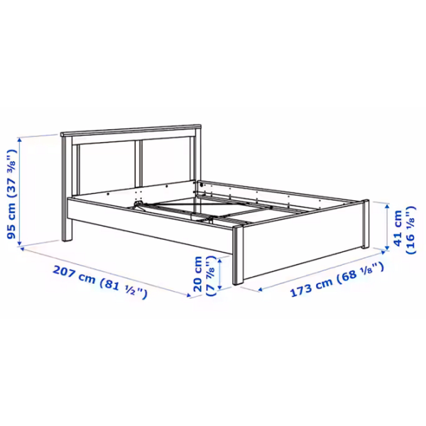 Pat Ikea Songesand 4 160 x 200 cm / Furnir / White photo 10