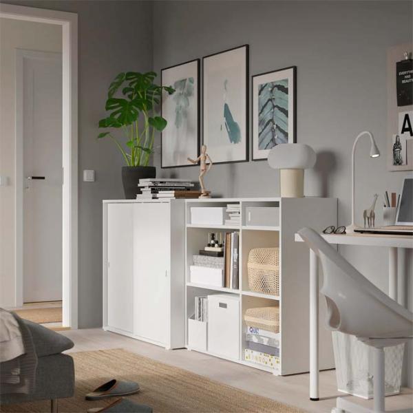 Etajeră Ikea Vihals White / MDF photo 2 Etajeră Ikea Vihals White / MDF photo 2