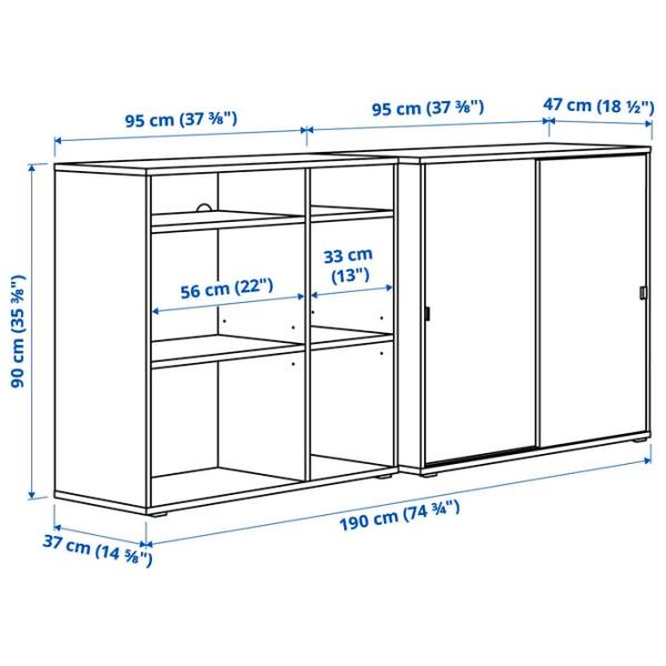 Etajeră Ikea Vihals White / MDF photo 4 Etajeră Ikea Vihals White / MDF photo 4