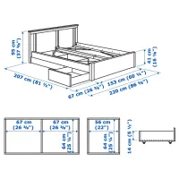 Pat Ikea Songesand 2 140 x 200 cm / Furnir / White photo 7