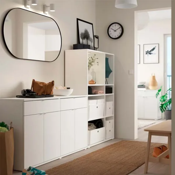 Etajeră Ikea Vihals White / MDF photo 2