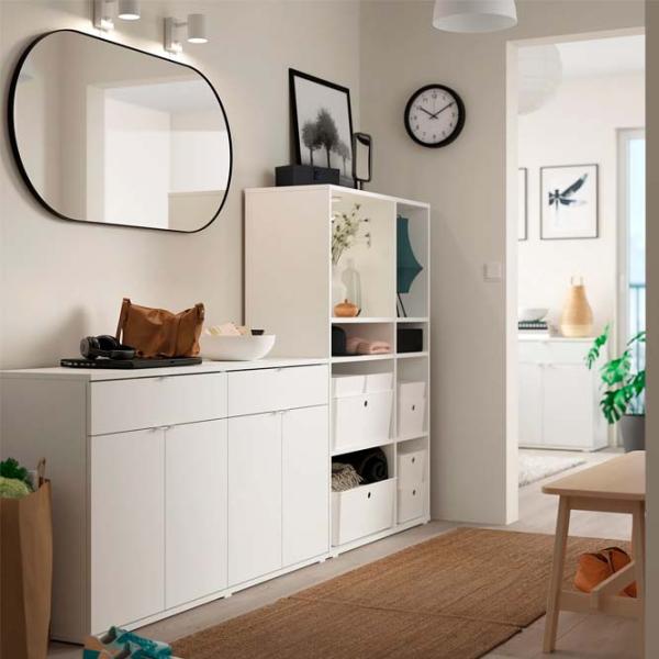 Etajeră Ikea Vihals White / MDF photo 2