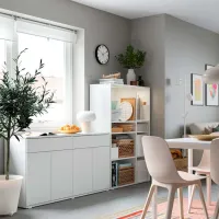 Etajeră Ikea Vihals White / MDF photo 3