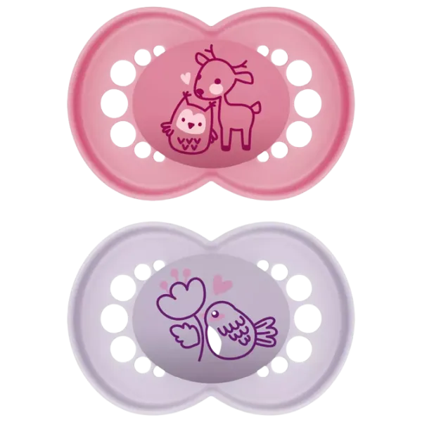 Suzetă cu tetina ortodontică MAM Planet Love Original Pentru fetițe / 16 luni - 36 luni / Silicon / Pink photo 1 Suzetă cu tetina ortodontică MAM Planet Love Original Pentru fetițe / 16 luni - 36 luni / Silicon / Pink photo 1