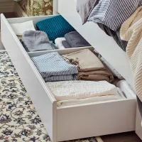 Кровать Ikea Songesand/Luroy 4 160 x 200 см / Шпон / Белый photo 3