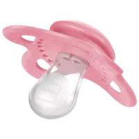 Suzetă cu tetina ortodontică MAM Planet Love Original Pentru fetițe / 2 luni - 6 luni / Silicon / Pink photo 2