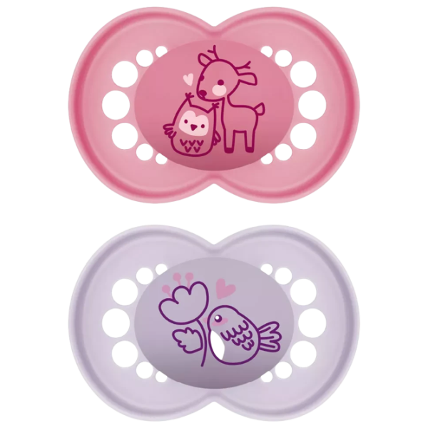 Suzetă cu tetina ortodontică MAM Planet Love Original Pentru fetițe / 6 luni - 18 luni / Silicon / Pink photo 1 Suzetă cu tetina ortodontică MAM Planet Love Original Pentru fetițe / 6 luni - 18 luni / Silicon / Pink photo 1