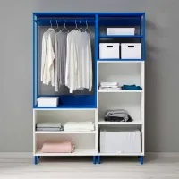Etajeră Ikea Platsa White-Blue / MDF photo 2