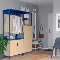 Etajeră Ikea Platsa White-Blue / MDF photo 3