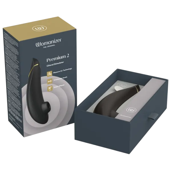 Вибростимулятор Womanizer Premium 2 Черный photo 5 Вибростимулятор Womanizer Premium 2 Черный photo 5