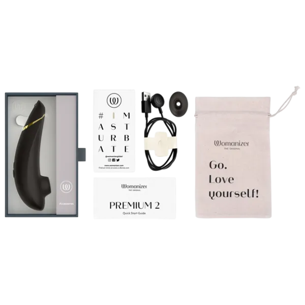 Вибростимулятор Womanizer Premium 2 Черный photo 7 Вибростимулятор Womanizer Premium 2 Черный photo 7