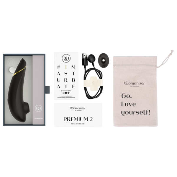 Вибростимулятор Womanizer Premium 2 Черный photo 7 Вибростимулятор Womanizer Premium 2 Черный photo 7