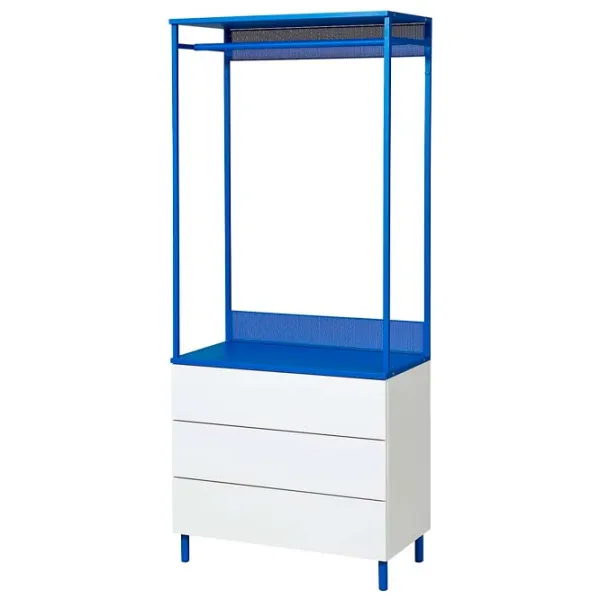 Etajeră Ikea Platsa White-Blue / MDF photo 1