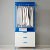Etajeră Ikea Platsa White-Blue / MDF photo 2